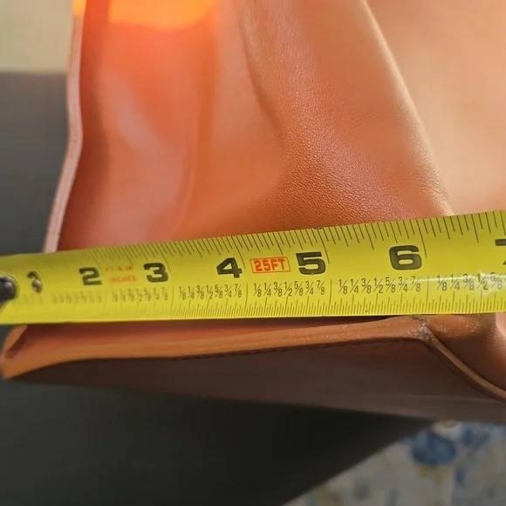Furla Orange Leather‎ Tote Handbag - Picture 5 of 8